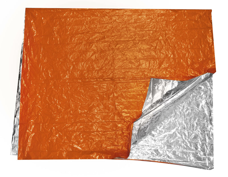 Heavy Duty Emergency Aluminized Blanket Available in Green or Orange