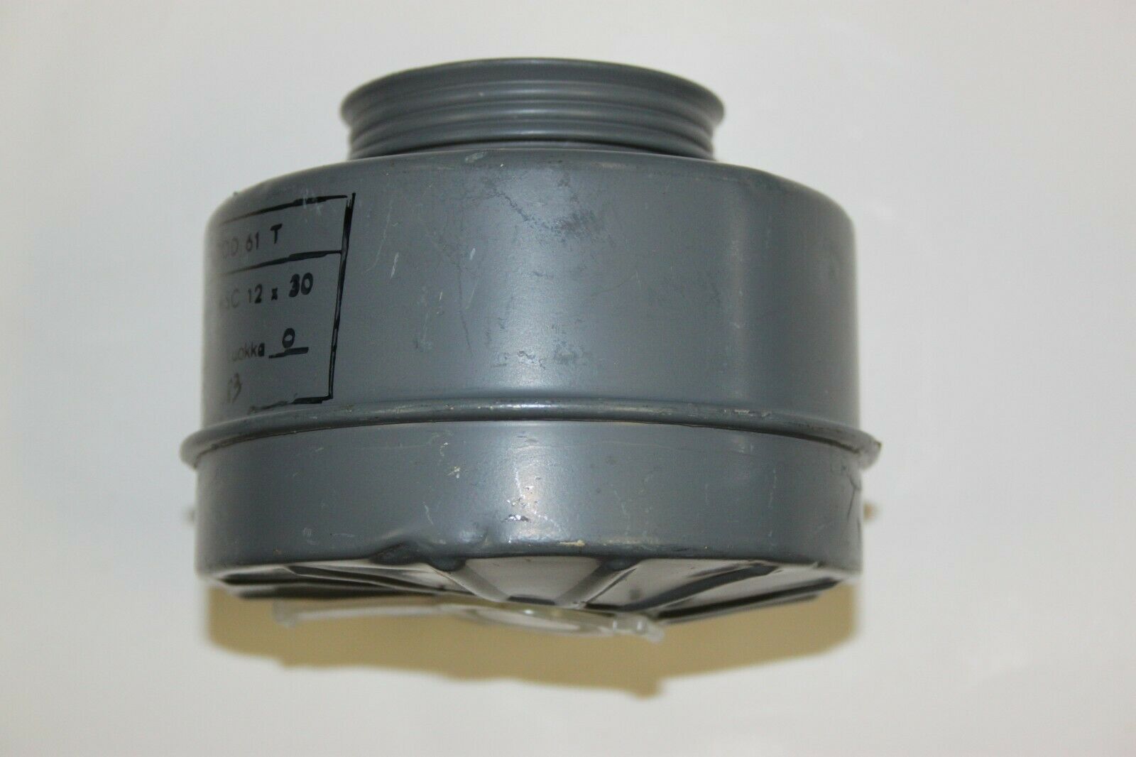 USED V2 Finnish Military M61 Gas Mask NBC w/60MM Filter SUOD 61