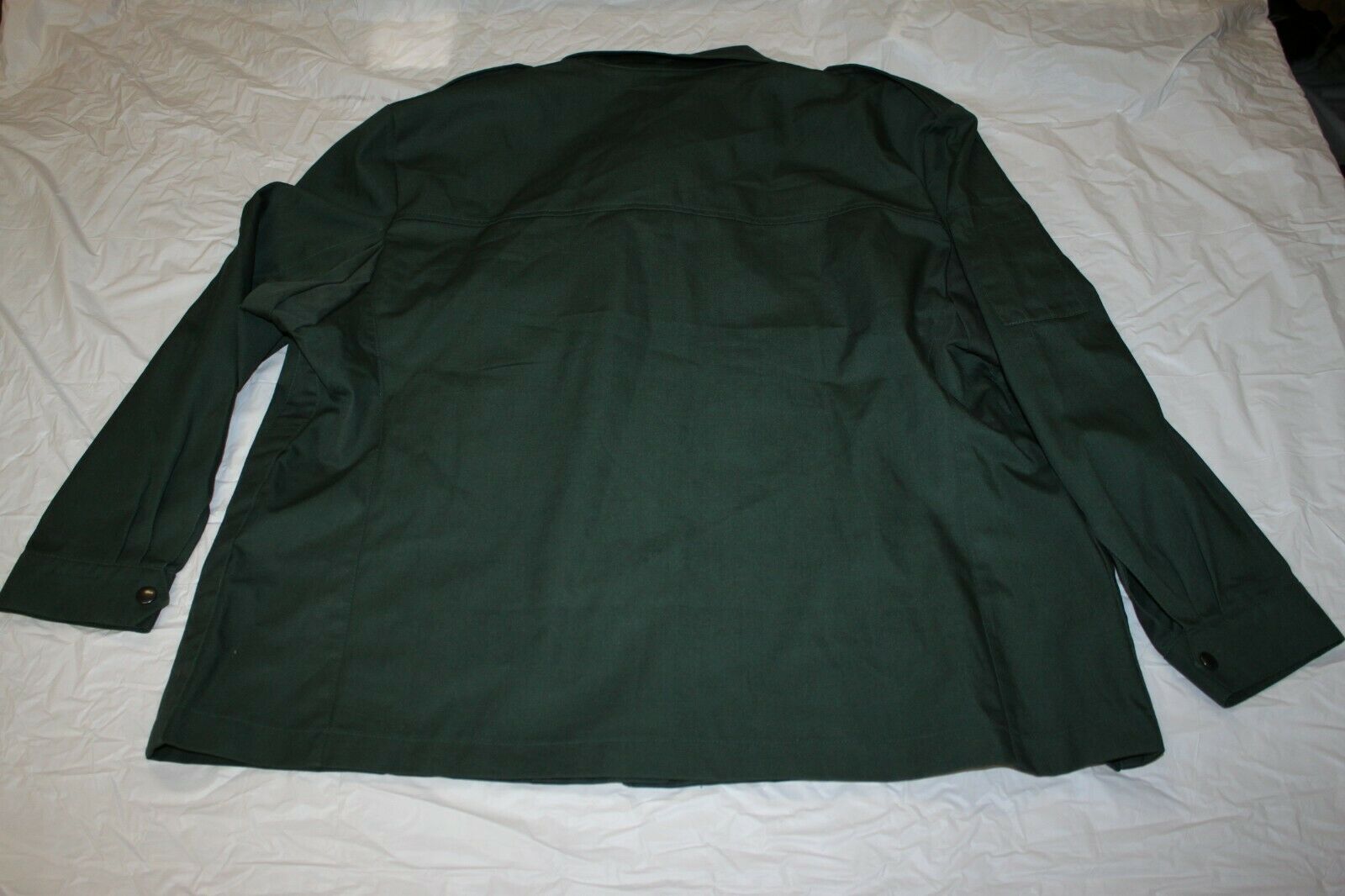 German Military Firmen NR 524 Button Zipper Shirt Medium Officer Green Euro 19