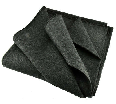 Military Style 2 lb. Gray Wool Blend Blanket
