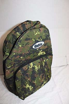 Neon Green Digital Camo Backpack ESKY 4 Pocket Military Style Bag