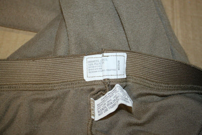 Genuine US Military Issue Thermal Pants Drawers LWCWUS Size Medium Brown Bottoms (USED)