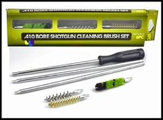6pc Universal Shotgun Cleaning Kit 12 Gauge Aluminum Rod Gun Survival