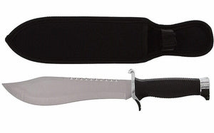 13" Wilderness Hunting Knife w/Black Pouch