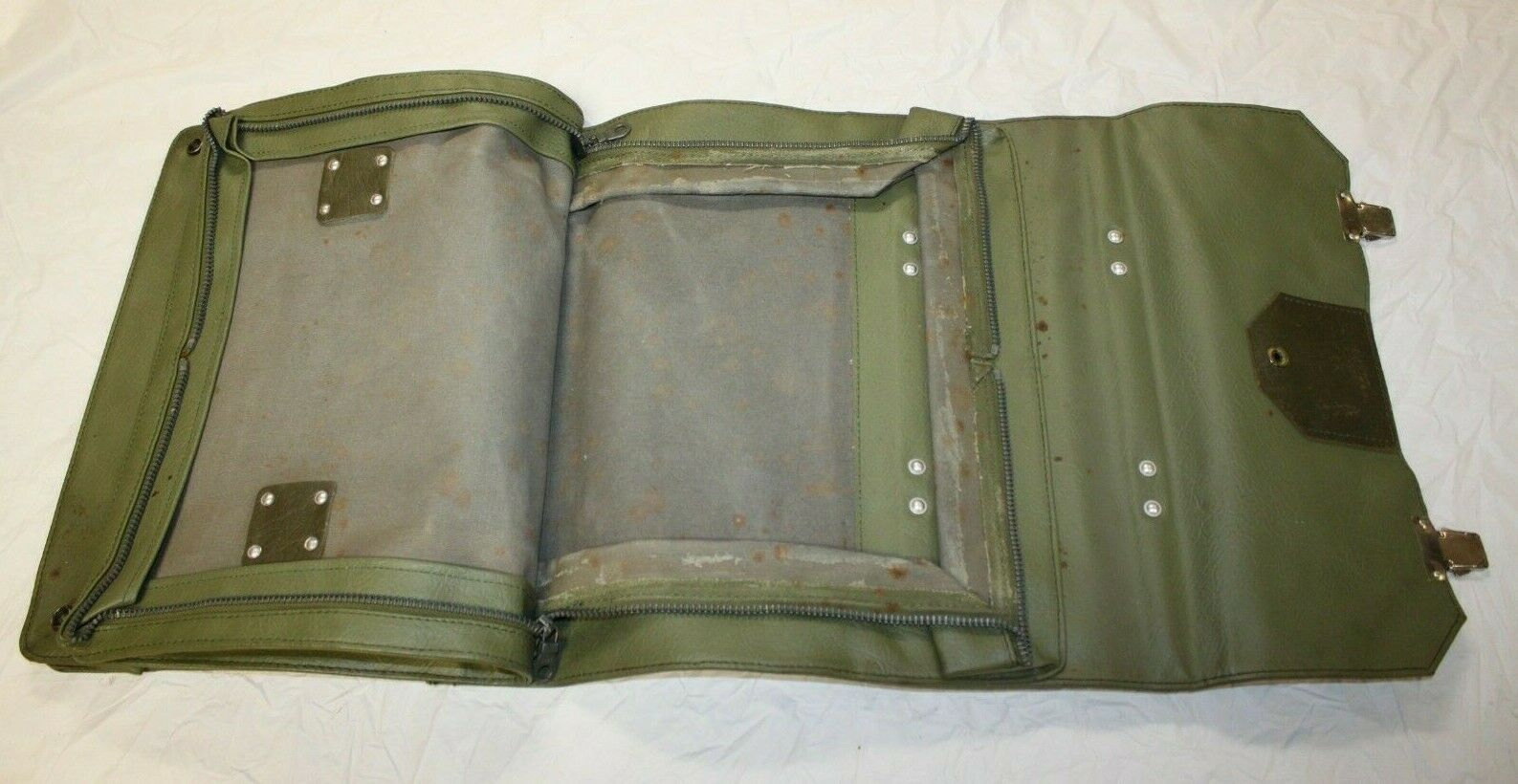 Vintage Military Swiss Army Messenger Bag
