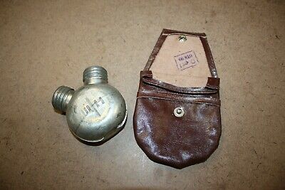 WW2 Vintage Original World War Two Russian Rifle Oil Cleaner Metal Container WH