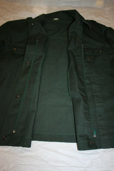German Military Firmen NR 524 Button Zipper Shirt Medium Officer Green Euro 19