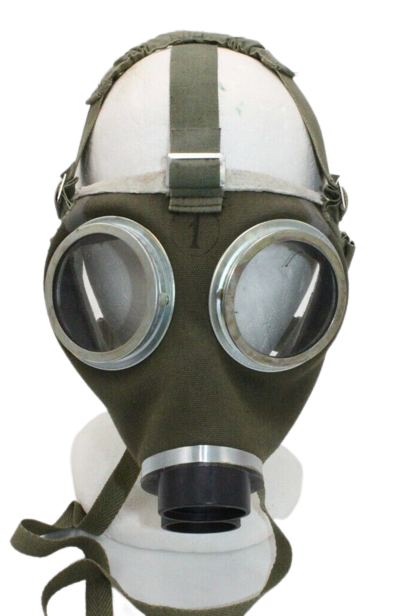 Vintage Hungarian Military Surplus M76 Gas Mask
