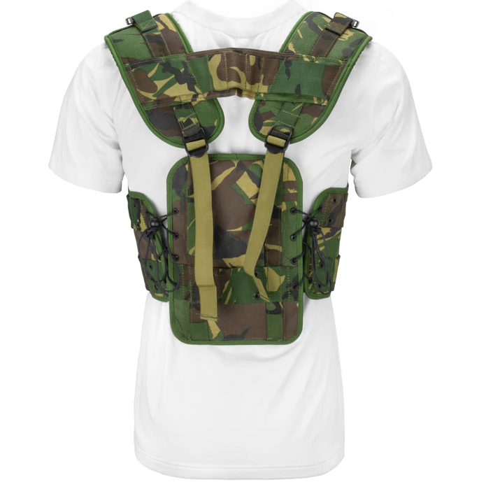 Tactical Load Bearing Vest Chest Rig Dutch Army Camo Woodland M93 Military DPM