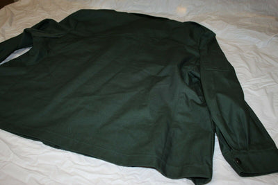 German Military Firmen NR 524 Button Zipper Shirt Medium Officer Green Euro 19
