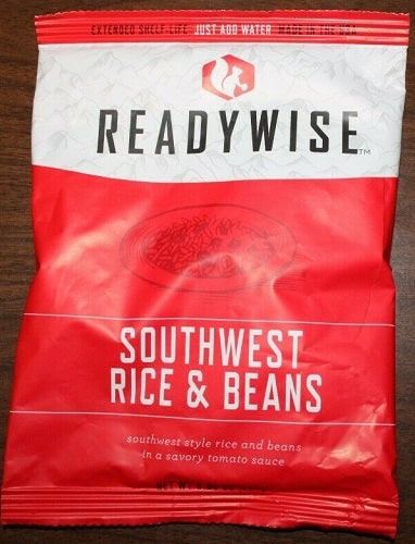 ReadyWise Southwest Rice & Beans Freeze-Dried Food EXP 2045