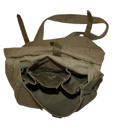 Khaki Vintage Retro Hungarian Messenger Bag Canvas Hip Stylish Sack Military