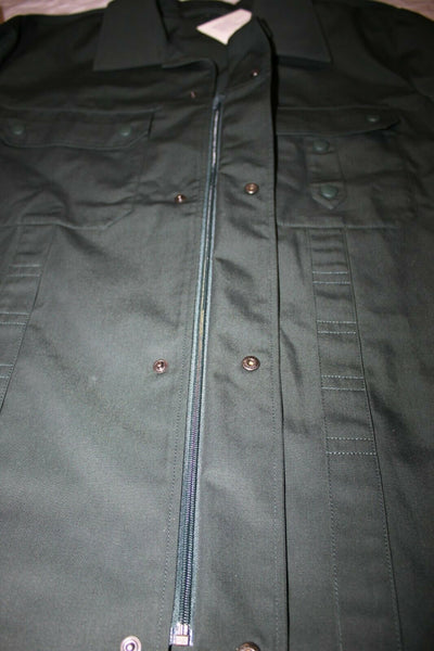 German Military Firmen NR 524 Button Zipper Shirt ZOLL Officer Green Euro 50