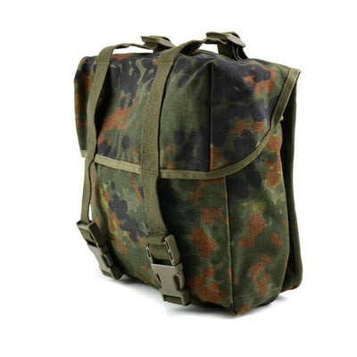 New German Army Flecktarn Camo Combat Bag Military Webbing Back Pack Surplus
