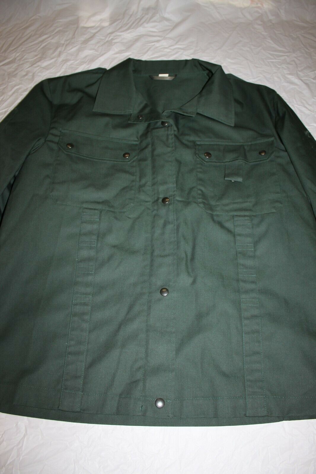 German Military Firmen NR 546 Button Zipper Shirt Ranger Officer Green Euro Top