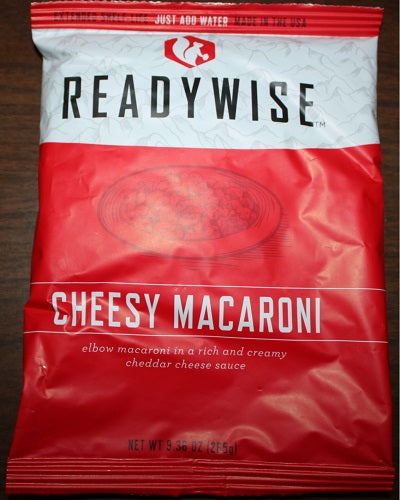 ReadyWise Cheesy Macaroni Freeze-Dried Food EXP 2045