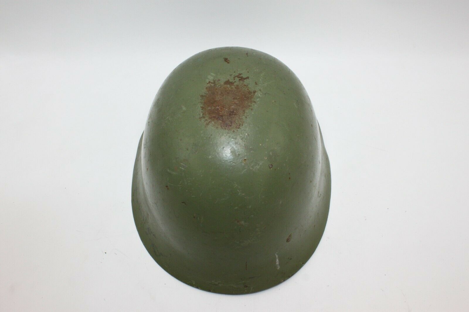 Used Serbian Yugoslav M59/85 Military Surplus Steel Helmet w/ Straps