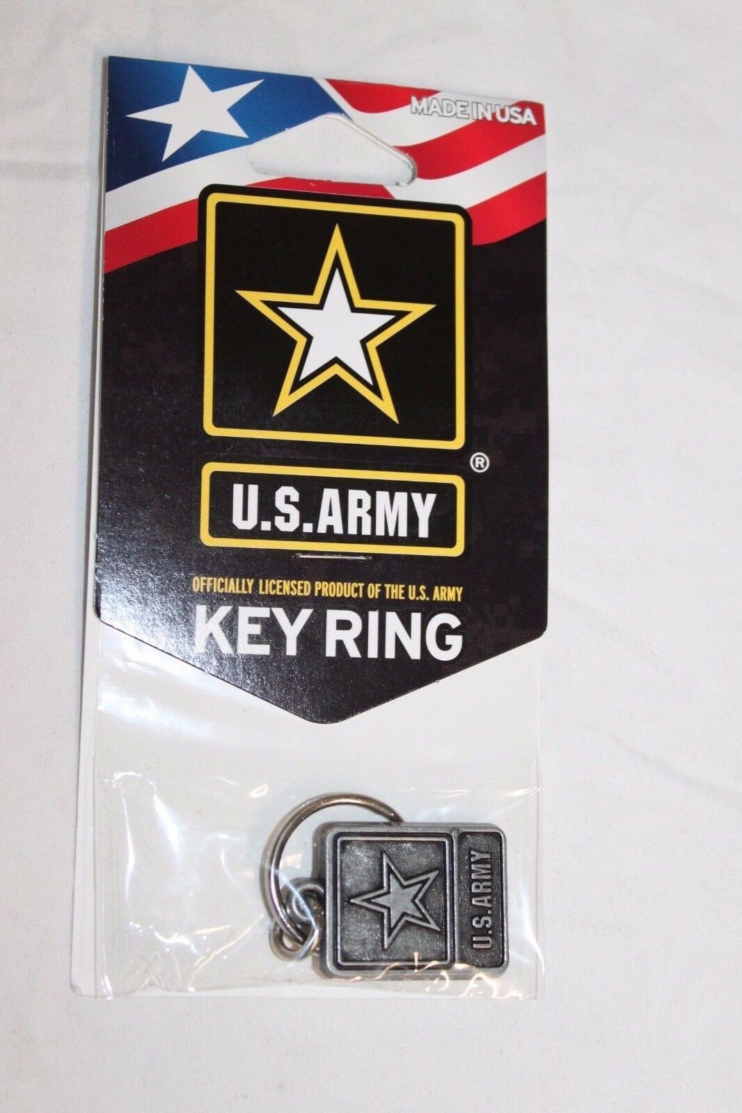 U.S. Army Strong Keychain Key Ring Military USA Medal Emblem Insignia ...