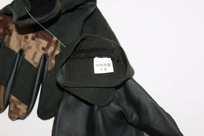 Medium Tan Digital Hunter Green Tactical Gloves Military Style