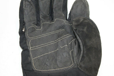 Used Black Diamond Leather Gloves Gore-Tex Men's Medium Black Ski Snow Warm Med