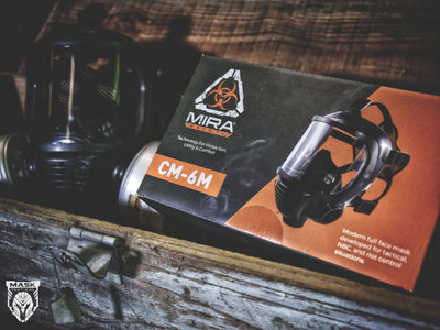 MIRA Safety CM-7M Military Gas Mask w/ Canteen - CBRN Protection Military Special Forces, Police Squads, and Rescue Teams