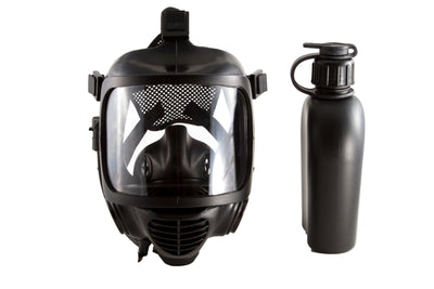 MIRA Safety CM-6M Tactical Gas Mask w/ Canteen - Full-Face Respirator for CBRN Defense