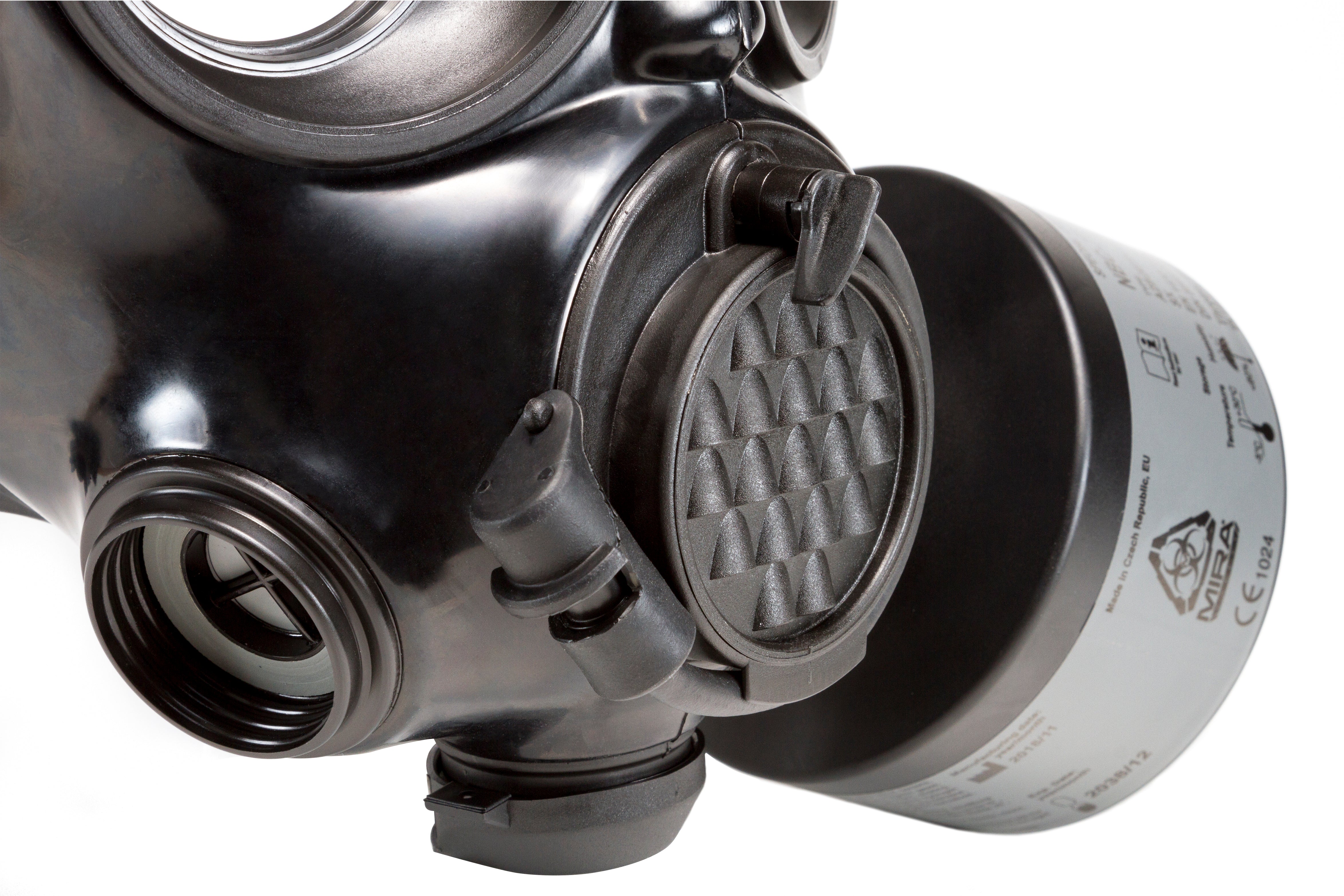 MIRA Safety CM-7M Military Gas Mask w/ Canteen - CBRN Protection Military Special Forces, Police Squads, and Rescue Teams
