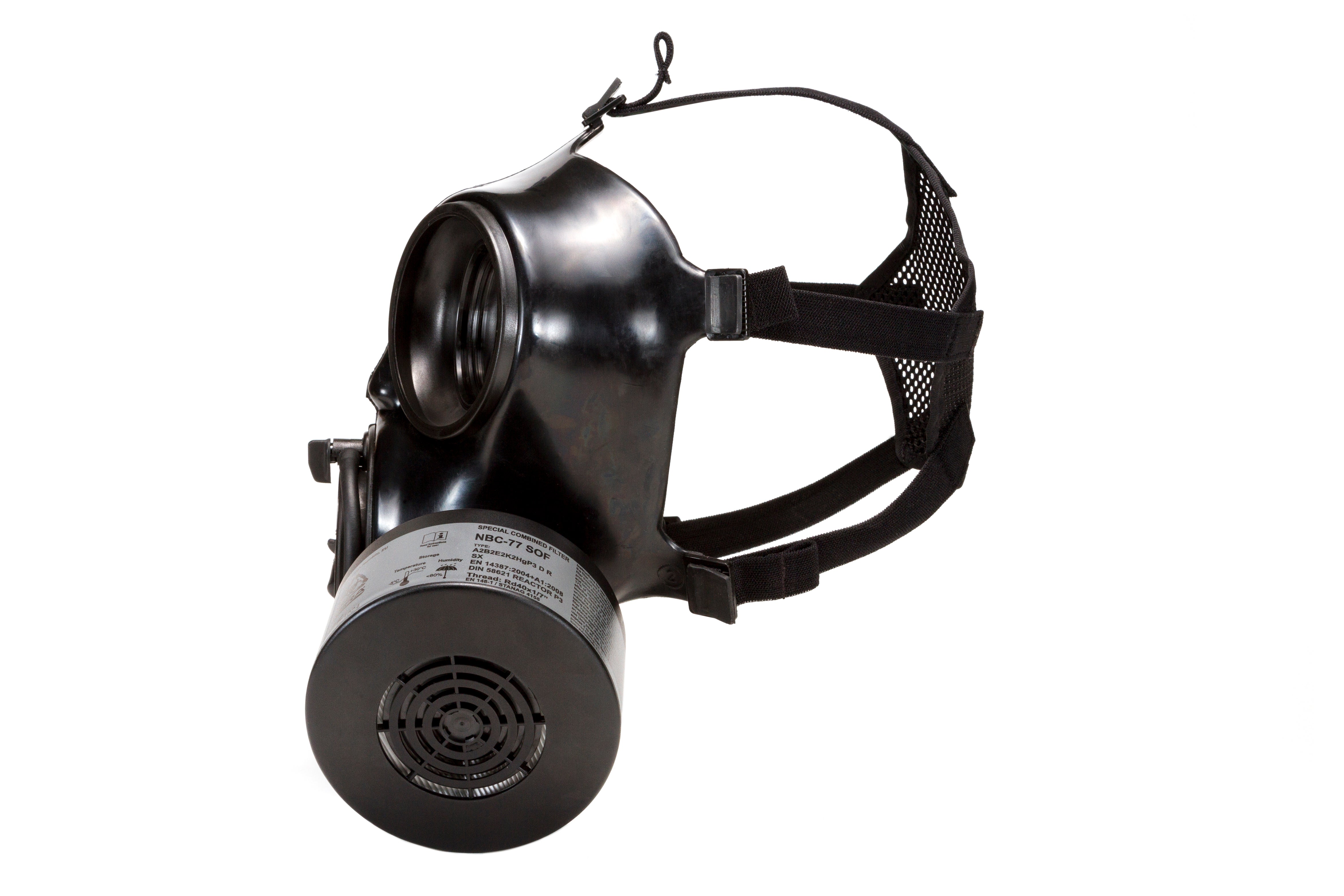 MIRA Safety CM-7M Military Gas Mask w/ Canteen - CBRN Protection Military Special Forces, Police Squads, and Rescue Teams