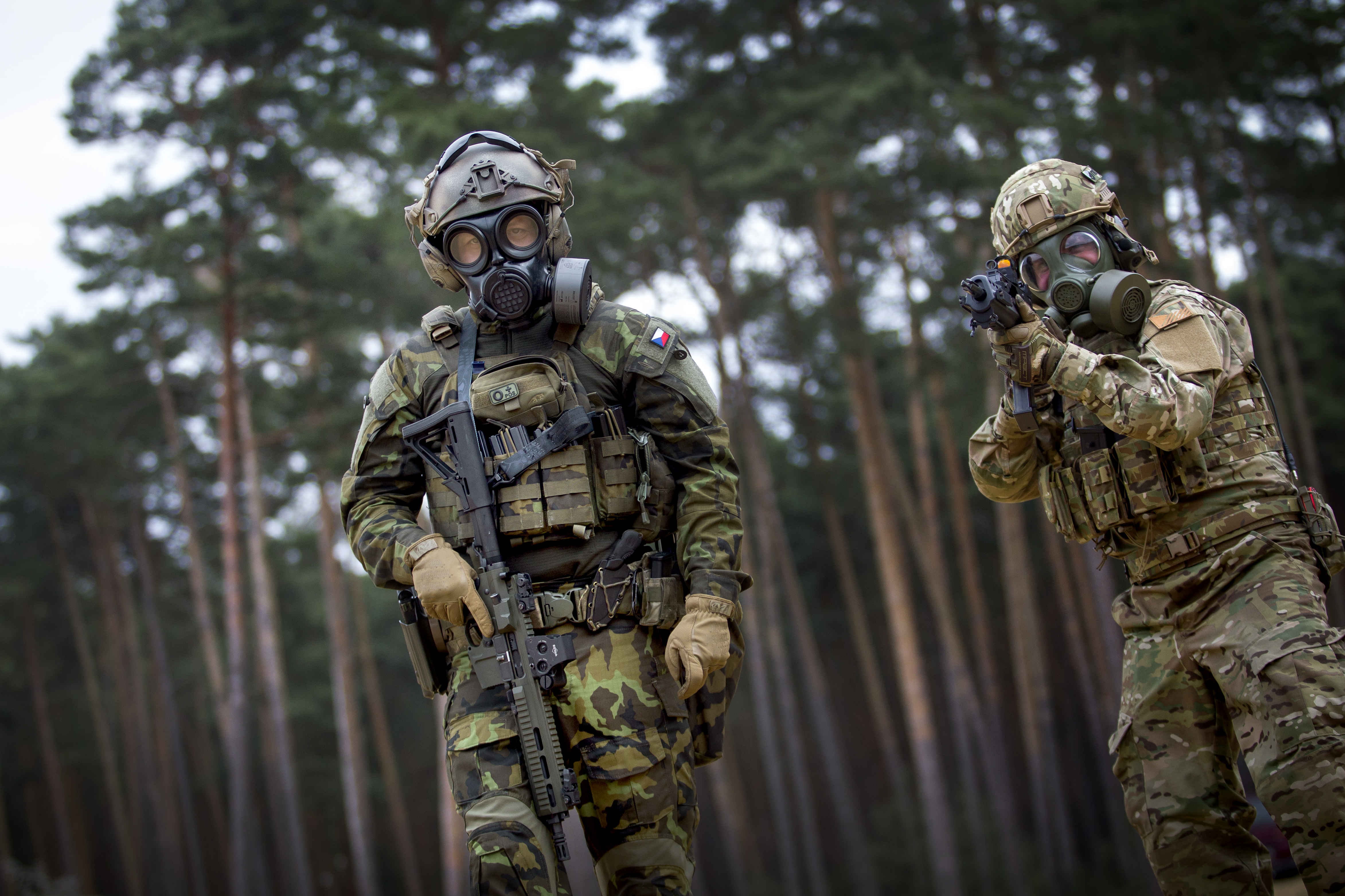 MIRA Safety CM-7M Military Gas Mask w/ Canteen - CBRN Protection Military Special Forces, Police Squads, and Rescue Teams