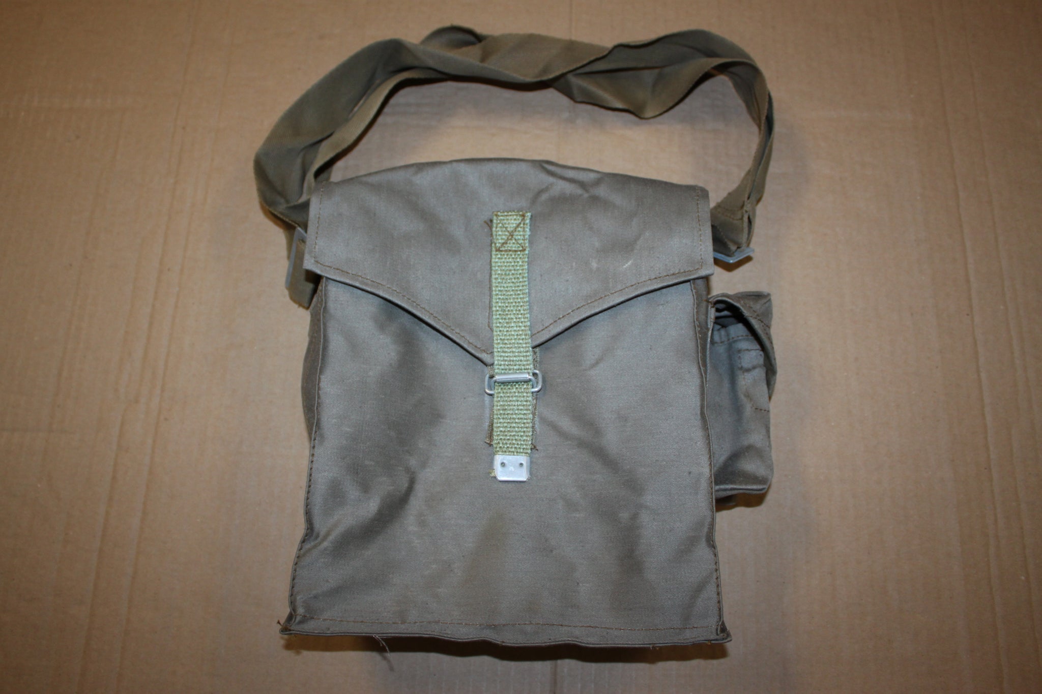 European Military Surplus Cloth Gas Mask Bag ONLY