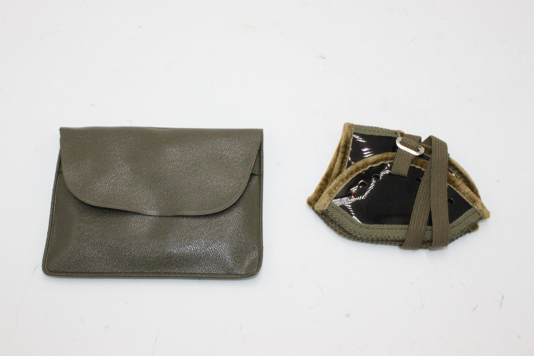 German Folding Goggles W/pouch Used