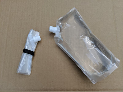 CLOSEOUT Emergency Collapsible Water Flask Bag 1/2 Liter