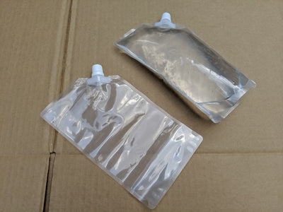 CLOSEOUT Emergency Collapsible Water Flask Bag 1/2 Liter