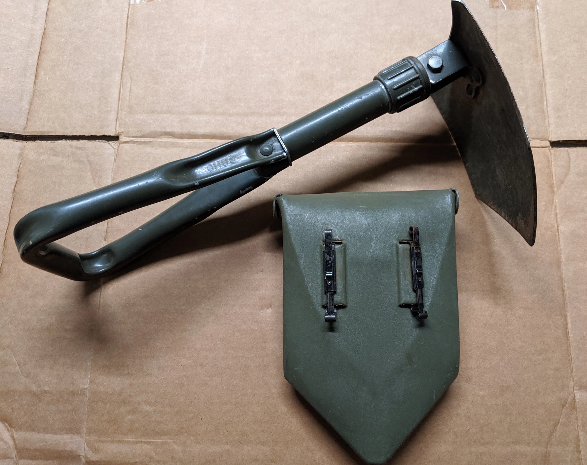 Used Genuine German BUND Military Issue Shovel