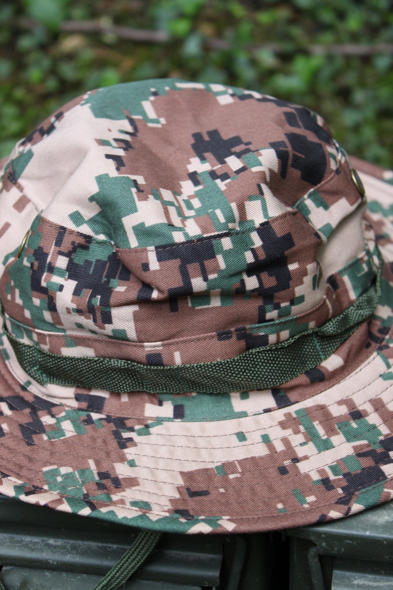 Tan Digital Boonie Hat - Large