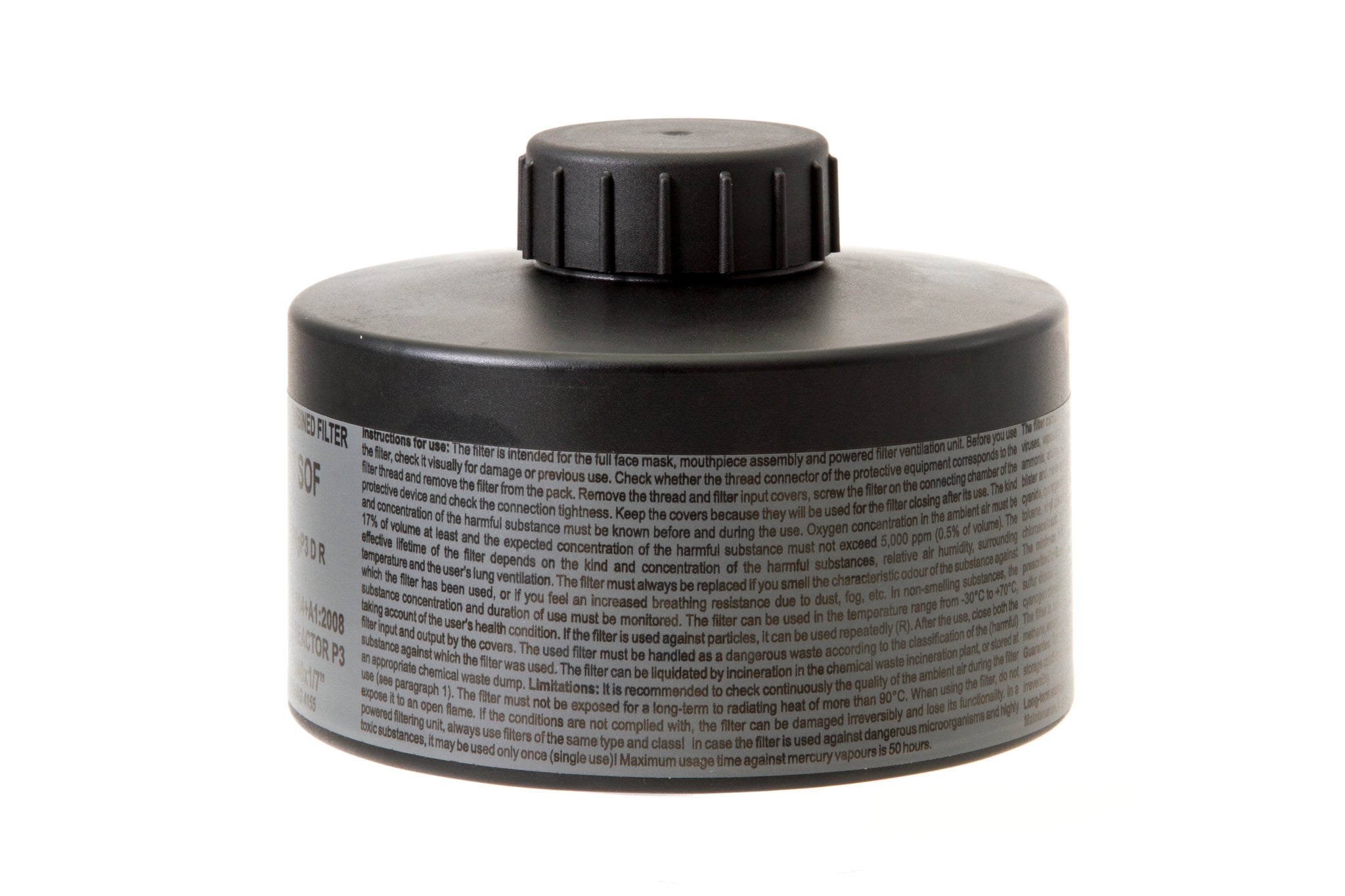 MIRA SAFETY CBRN Gas Mask Filter NBC-77 SOF 40mm Thread - 20 Year Shelf Life