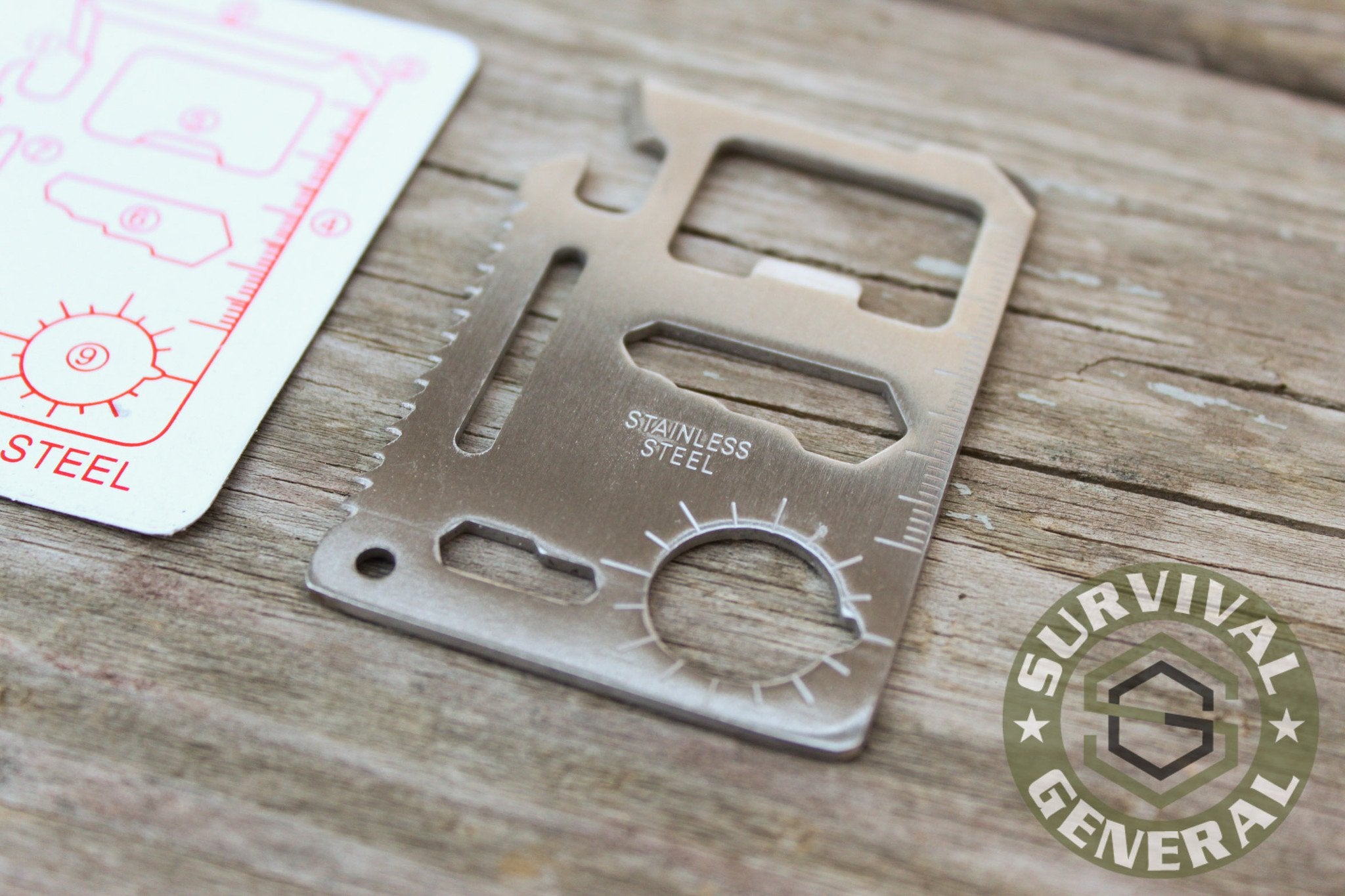 11 In 1 Pocket Stainless Steel Survival Tool