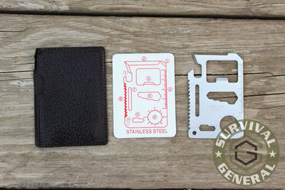 11 In 1 Pocket Stainless Steel Survival Tool