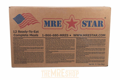 US Military MRE Meal Ready to Eat 12 Meals Fresh Dates Emergency Food Survival
