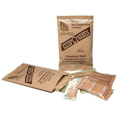 US Military MRE Meal Ready to Eat 12 Meals Fresh Dates Emergency Food Survival
