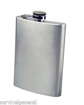 8oz Stainless Steel Hip Flask w/ Funnel