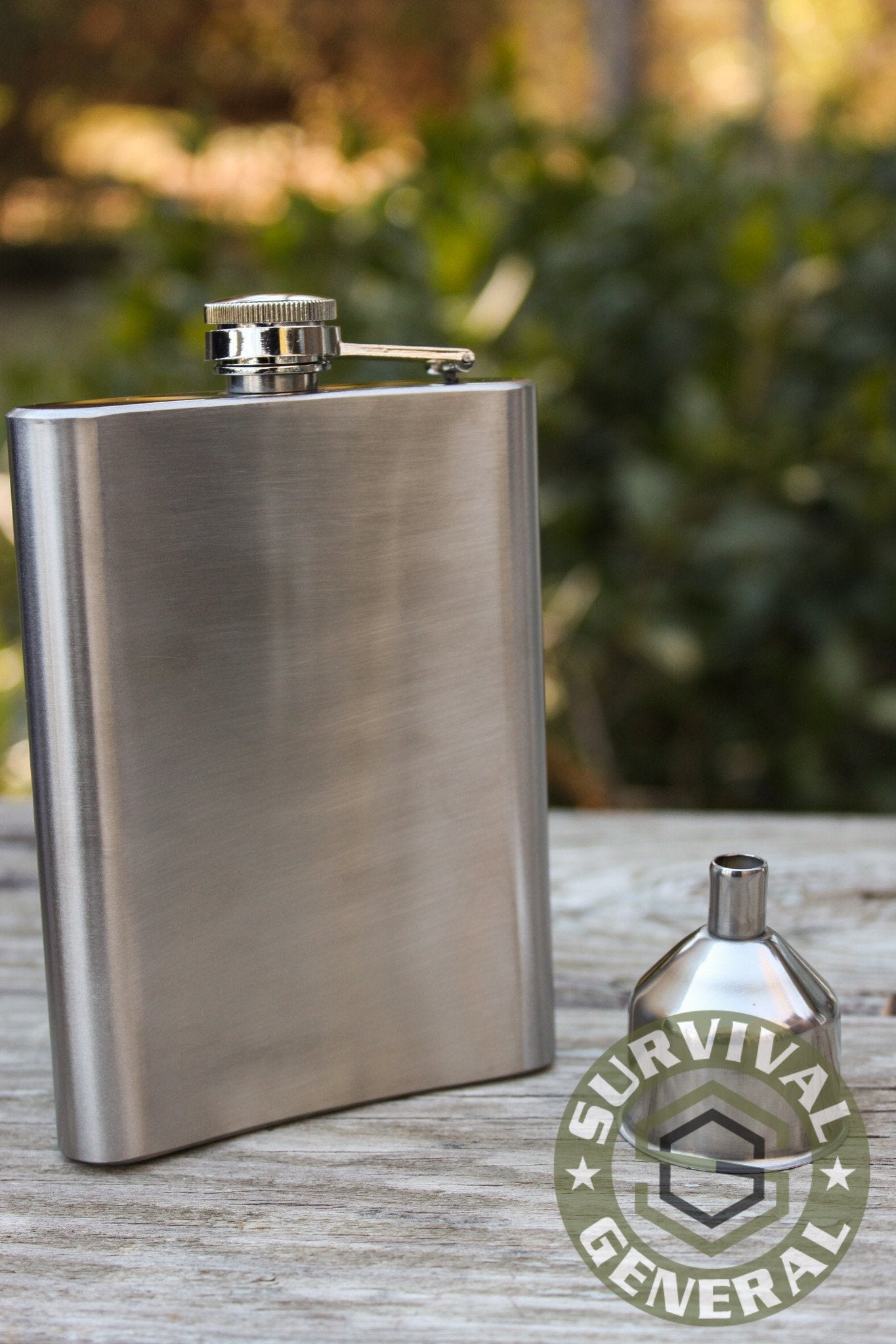 8oz Stainless Steel Hip Flask.