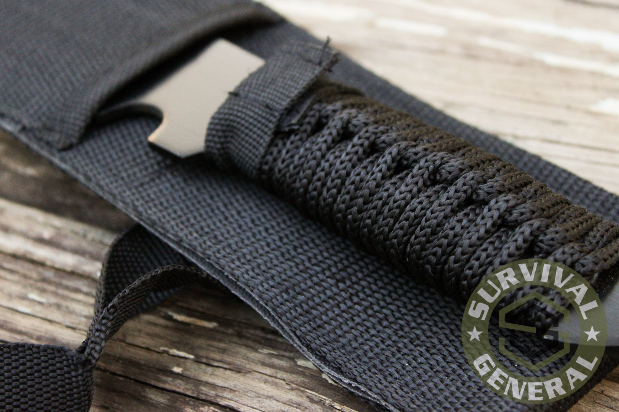 20" Black Machete Knife with Sheath