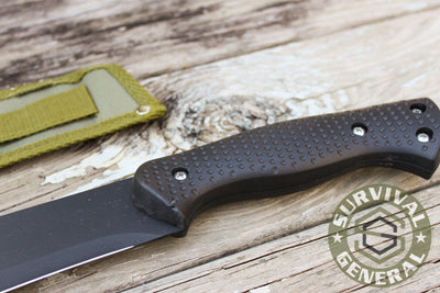 20" Machete Knife Blade with OD Green Sheath