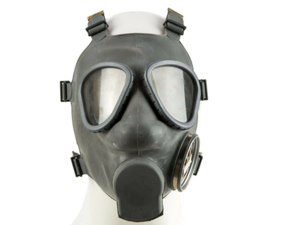 USED V2 Finnish Military M61 Gas Mask NBC w/60MM Filter SUOD 61