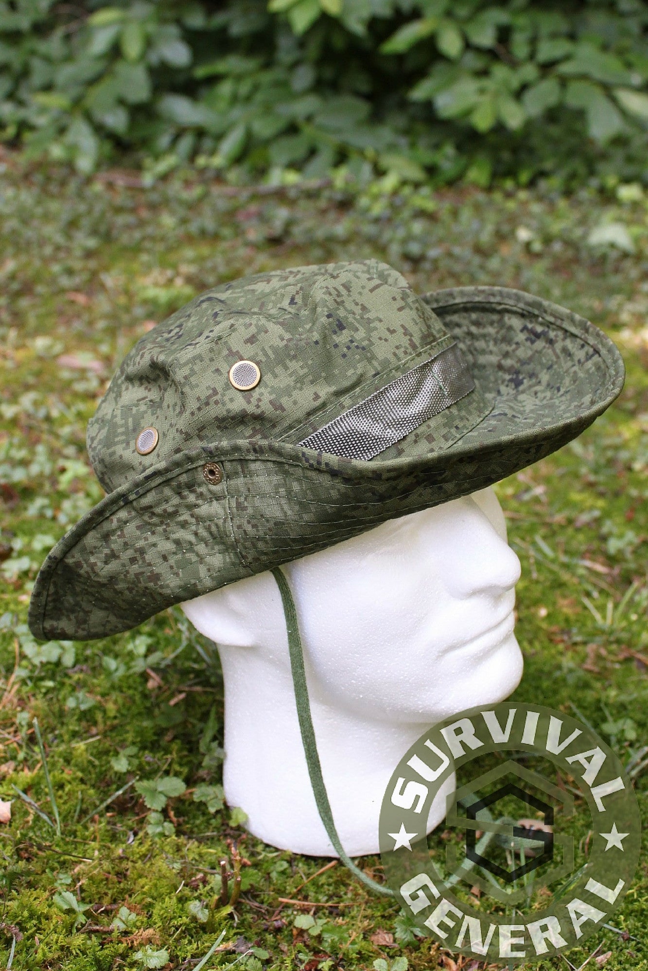 Solid OD Green Digital Boonie Hat