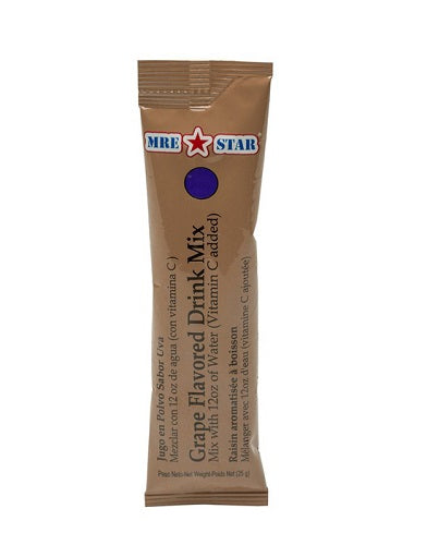 6 pk MRE Power Stick Powdered Drink Mix w/Vitamin C Electrolytes-Assorted Flavors