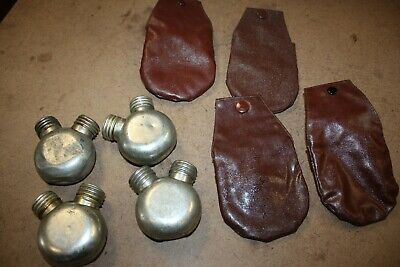 WW2 Vintage Original World War Two Russian Rifle Oil Cleaner Metal Container WH