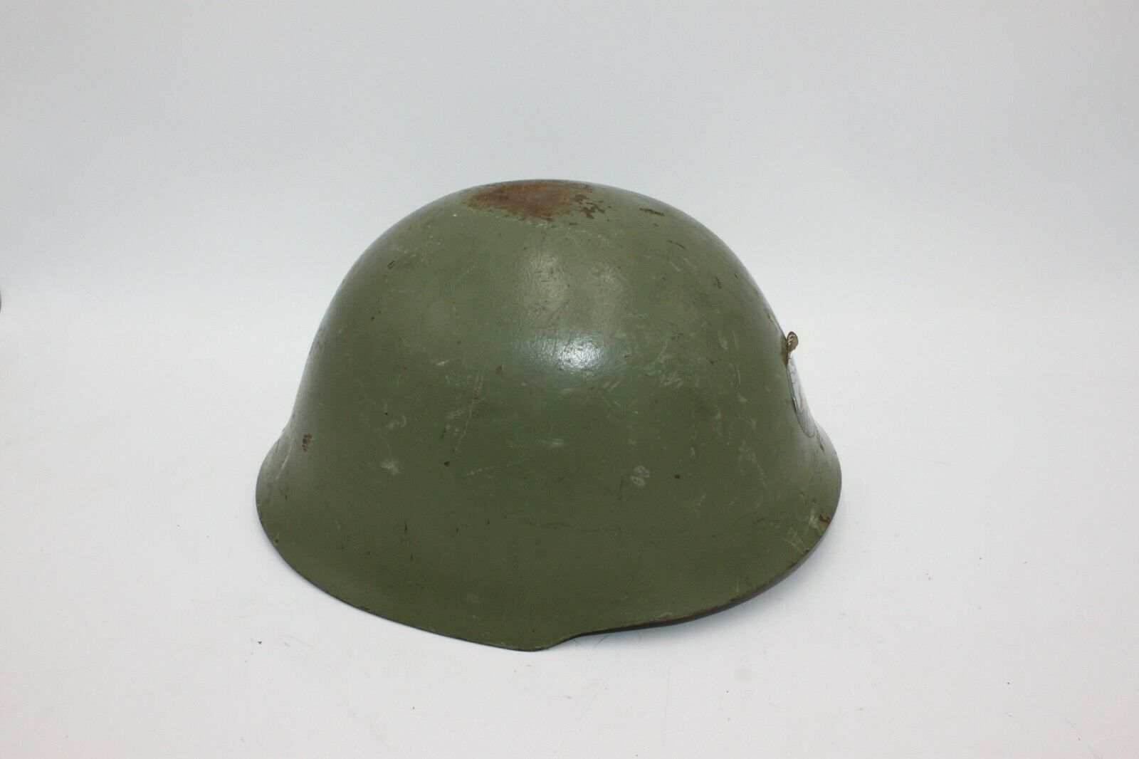 Used Serbian Yugoslav M59/85 Military Surplus Steel Helmet w/ Straps