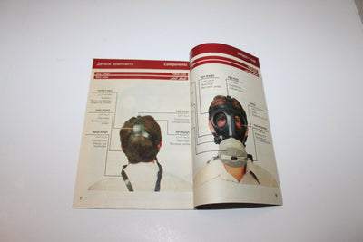 Israeli Gas Mask Military NATO Filter Protection Booklet Hebrew Instructions
